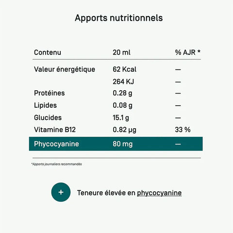 Elixir de Spiruline - Phycocyanine